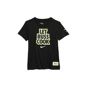 Nike 3BRAND Kids Signature Tee ,Black , 6 Little Kid